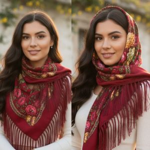 CD-Scarf-10 - Burgandy