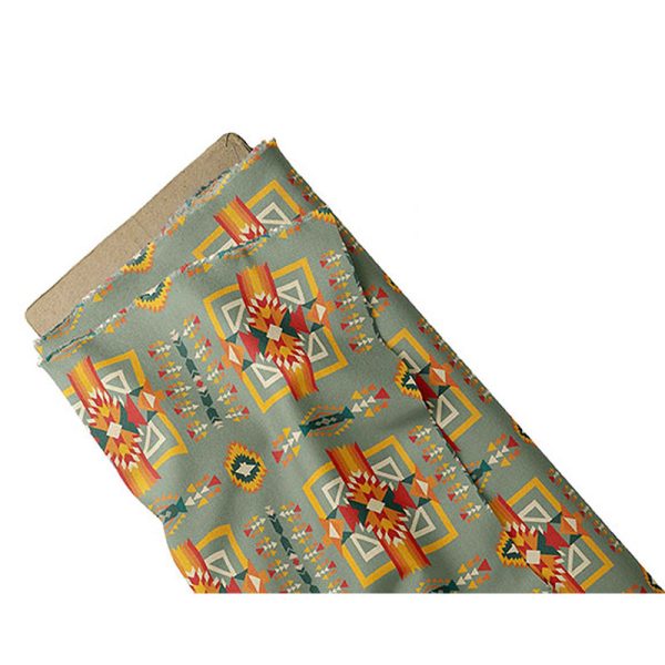 Sage Chief Design Cotton Fabric by Bolt (2910-2563)