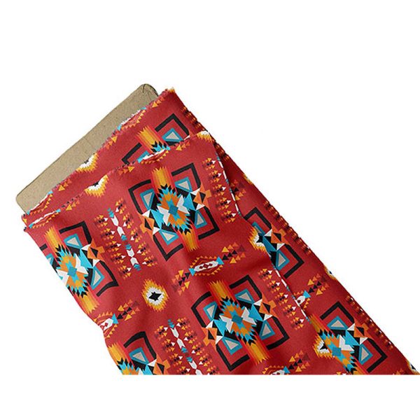Red Chief Design Cotton Fabric by Bolt - 2910-2567