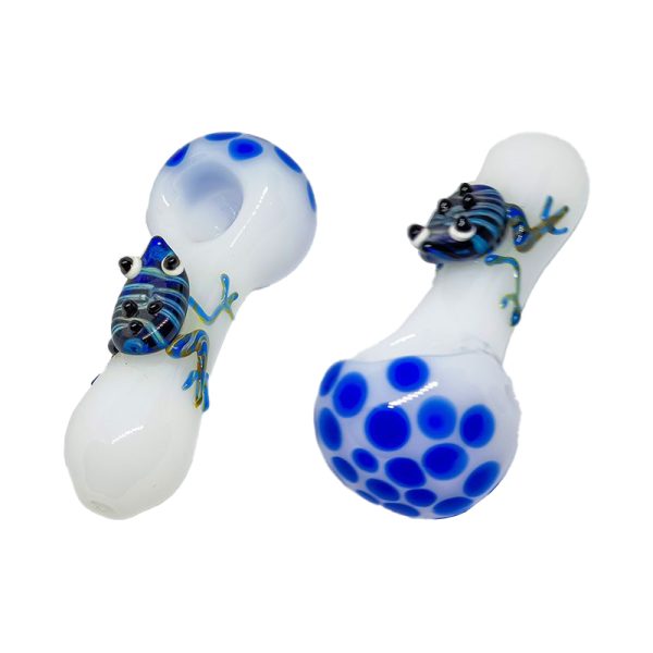 4.2" Frogger Glass Pipes - (SMKJ-054)