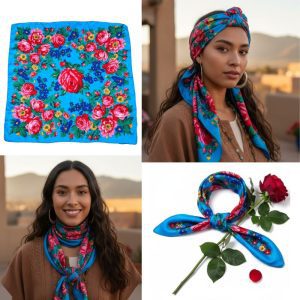 Floral 1017 - Turquoise