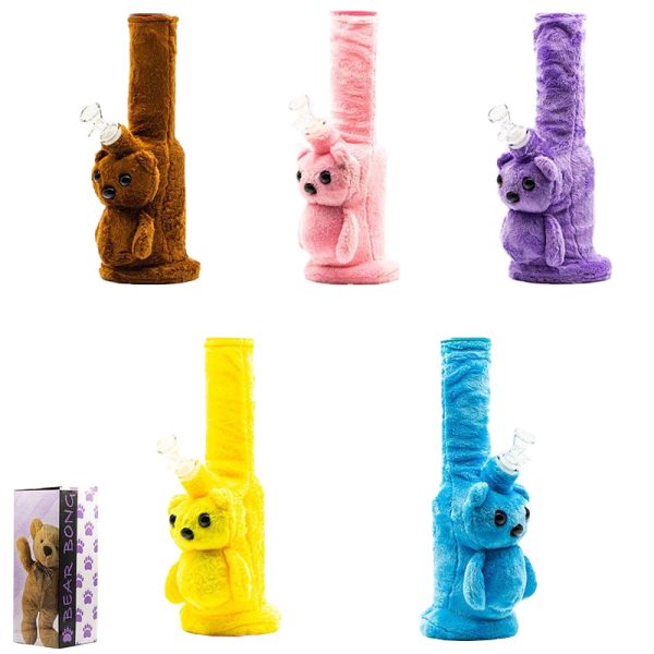 12" Adorable Bear Bong - Assorted