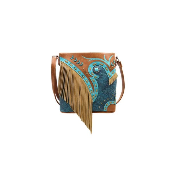 Ladies Designer  Bag- Turquoise (G605W200 TQ)