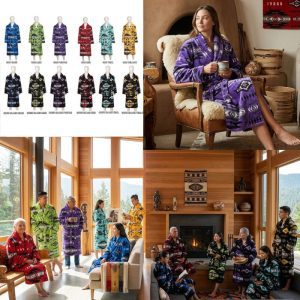 Silk Touch House Robe, Neon Colors - Assorted Sizes (1435-Assorted)