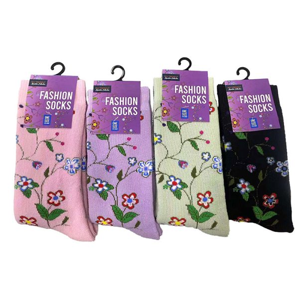 Socks - Women's Fashion SOCKS, Anishinaabe Enchantment  (1105)