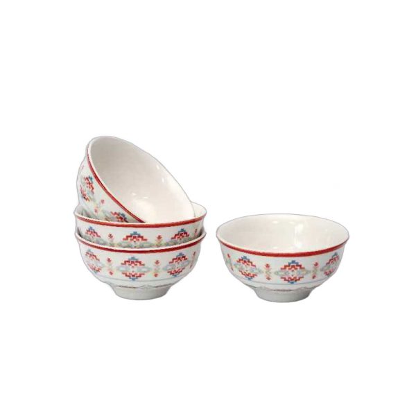 Dinner Bowl Set of 4, Solstice Design (1370)