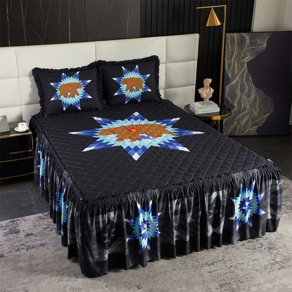 StarQuilt, Queen Size Bedspread 3pc Set - 2142