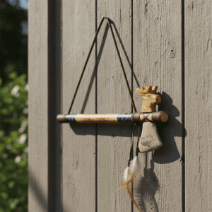 Tomahawk Wooden Moose Design Wall Hanging Hand Crafted - (CD-4530)