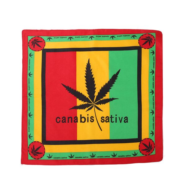 Leaf Bandana  (ST009-Cannabis Sativa)