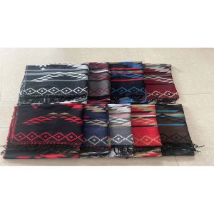 Southwest Design Woven Scarf (Wide Scarf / Shawl) - 1160-2302