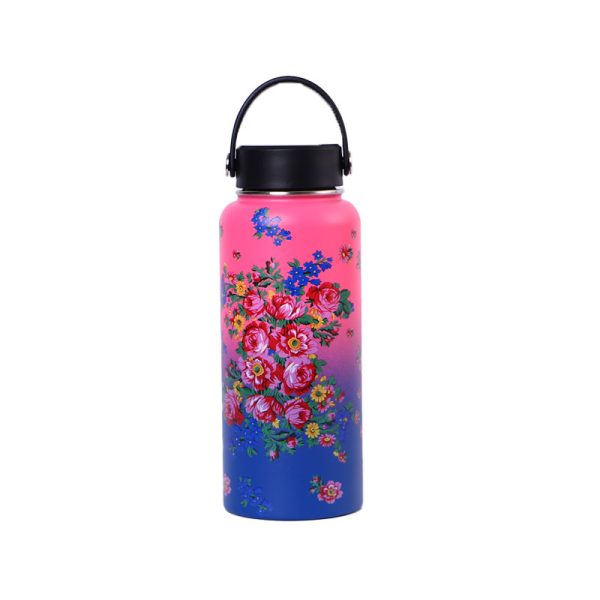 32OZ Floral Design Vacuum Cup - (Floral 1008) - Image 5