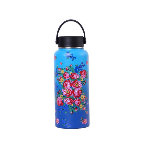 32OZ Floral Design Vacuum Cup - (Floral 1008) - Image 2