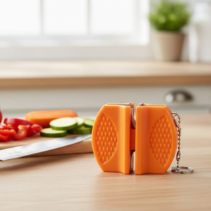 Pocket Knife Sharpener- XTR-HKN025 Orange - Image 3