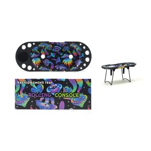 Metal Rolling Tray with Cone Stand Foldable - (SKMJ-144 A)