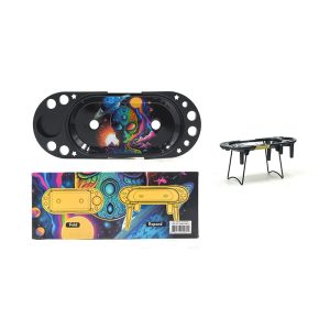 Metal Rolling Tray with Cone Stand Foldable - (SKMJ-144 B)