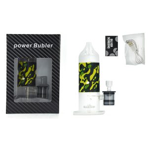 Glass & Bubbler Set, ABS Glass High Quality - Green (SKMJ-146 C)