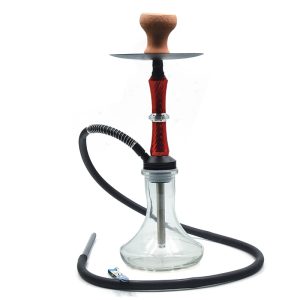18.5" Hookah - Single Hose - Red (SKMJ-149)