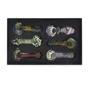 Inside Out Glass Pipes Assorted Color - (SKMJ-156)