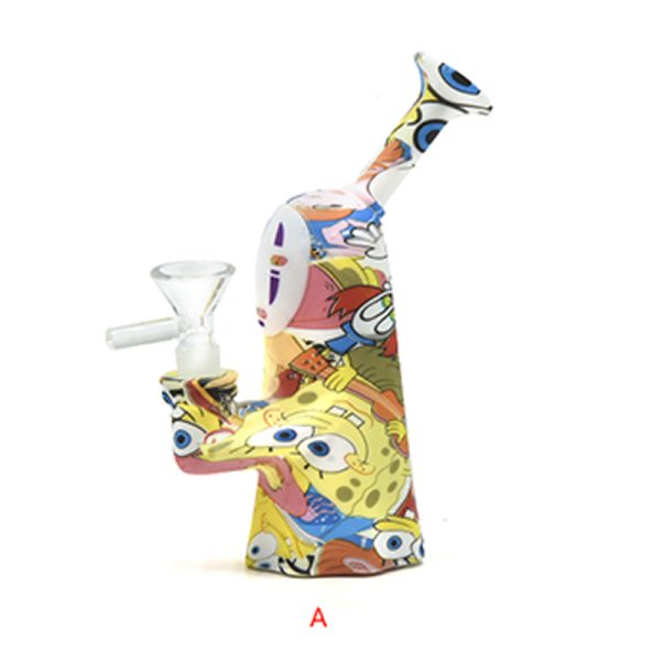 6.5" Peak Silicone Bong Mixed Color (SKMJ-158)