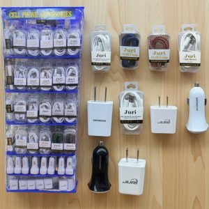 Juri - Cell Phone Accessories Display - 1 Year Product Warranty