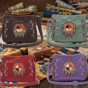 Fashion Embroidered Handbag - Medicine Wheel (1640 MW)