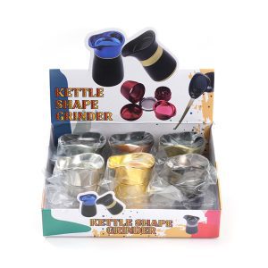 4 Parts 50mm Kettle Shape Metal Grinder (SMJL-008)