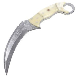 9" Bone Handle Skinner with Fire Starter (13135)