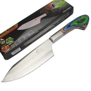 11" Kitchen Knife Multi Color Wood Handle (13312)