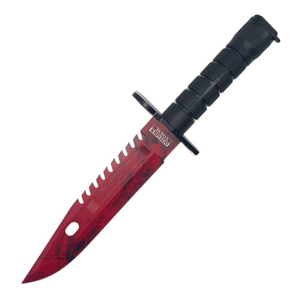 Defender-Xtreme 13" Multi Color Blade ABS Handle Survival Knife With Sheath Stainless Steel -(13555)