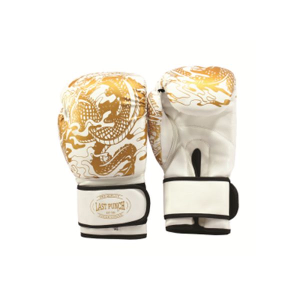 New Boxing Gloves White & Gold - 14221