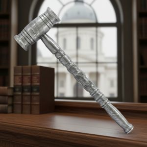 9.5" Damascus Double Side Hammer Ratti Type Handle (14338)