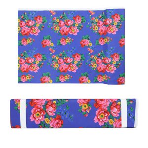Flower Cotton Fabric Bolt - Blue (Floral 2900-Blue)