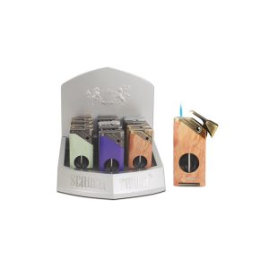 Scorch Torch Single Flame Torch Lighter Built-In Cigar Cutter Assorted (61837-1)