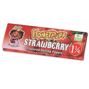 HoneyPuff – Slow Burning Flavored Rolling Paper – Strawberry (P8020)