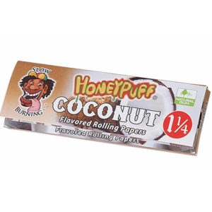 HoneyPuff – Slow Burning Flavored Rolling Paper – Coconut (P8029)