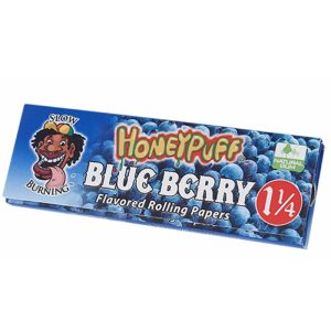 HoneyPuff – Slow Burning Flavored Rolling Paper – Blueberry (P8031)