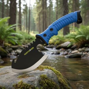 10.5" Hunt-Down Axe with Blue Rubber Handle (9286)