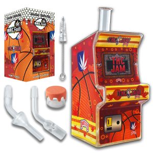 ARCADE - Arcade Shape 2in1 Bubbler Nectar Collector - LED Lights - THC JAM (ABN-002)
