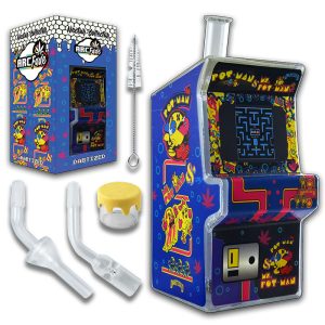 ARCADE - Arcade Shape 2in1 Bubbler Nectar Collector - LED Lights - Pot Man (ABN-006)