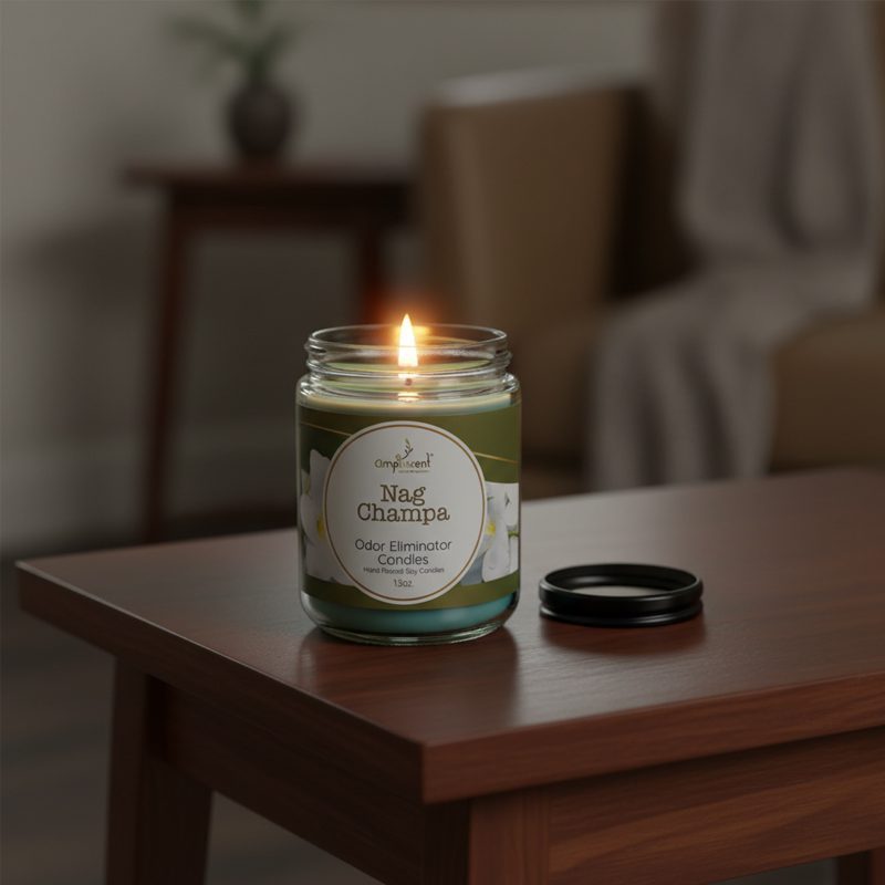 13Oz Ampliscent Candles Odor Eliminator - Nag Champa - Image 3