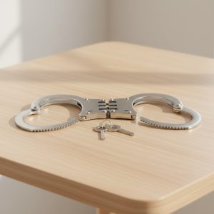 Stainless Steel Hinged Heavy Duty Handcuffs (531)