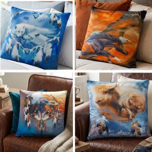 Carol Caravalis Design Microplush Cushion 18x18" (1710-CC)