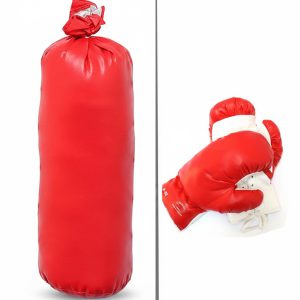 8oz Red Punching Bag Set (123-08)
