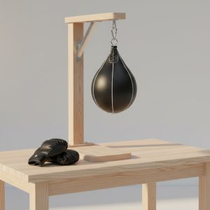 Last Punch Heavy Duty Speed Ball + Gloves & Metal Hook Brand (S105)