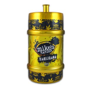 Beer Keg Glass Water Pipe with LED Lights |Mike's