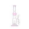 15" Shower Head Percolator  Glass Bong - Pink (C2700)
