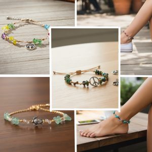 Chip Charm Tie Anklet (CH-CHR-PT-AKS)