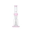 15" Shower Head Percolator  Glass Bong - Pink (C2700) - Image 3