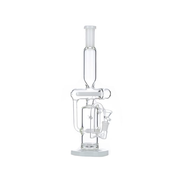 13" New Designe Glass Bong - White (C2701) - Image 3