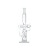 13" Recycler Glass Bong - White (C2701) - Image 2